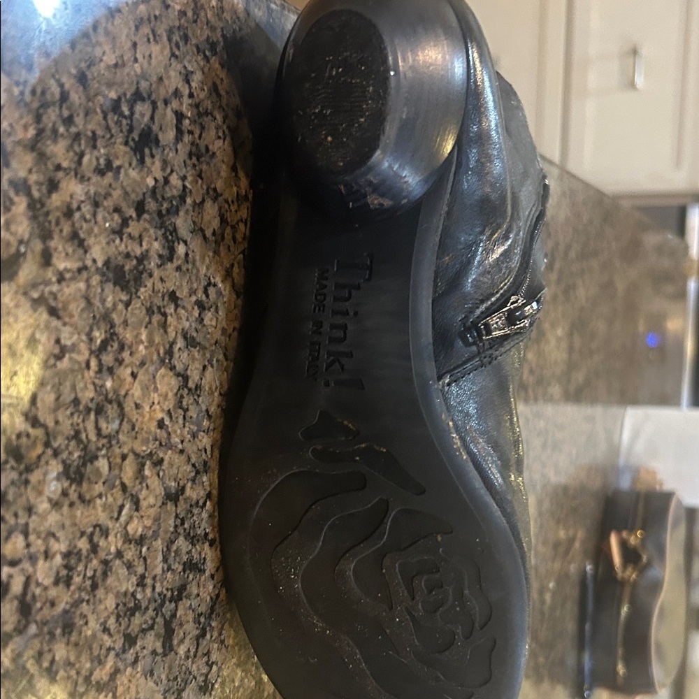 Think! Midnight Black Ankle Boots - Picture 5 of 5